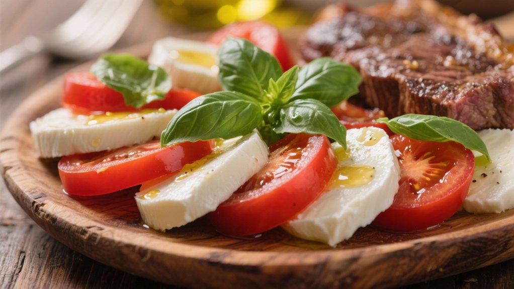 fresh flavors enhance steak
