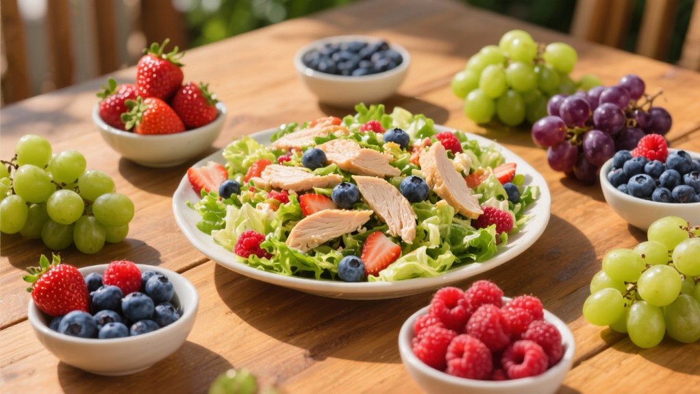 fresh fruit enhances meals