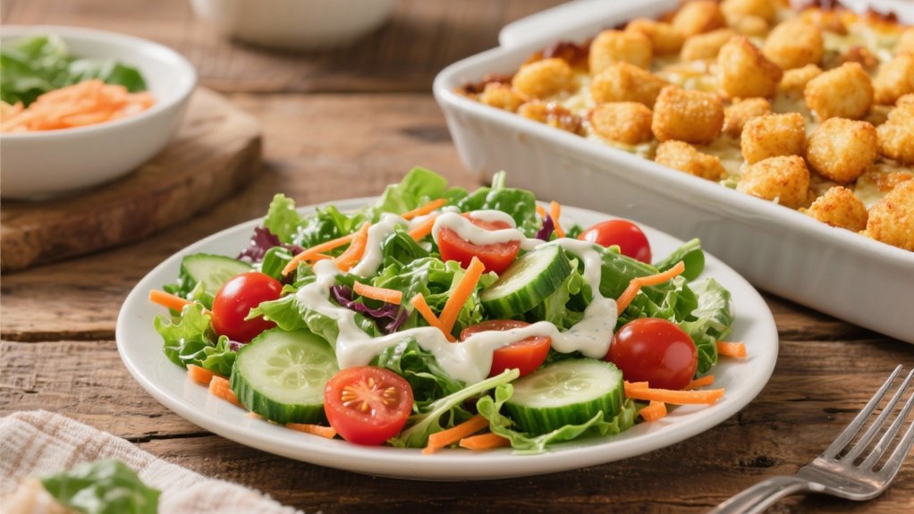 fresh garden salad pairing
