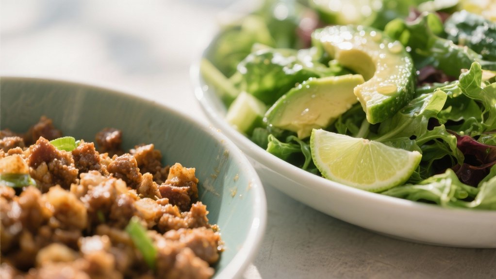 fresh green salad vinaigrette