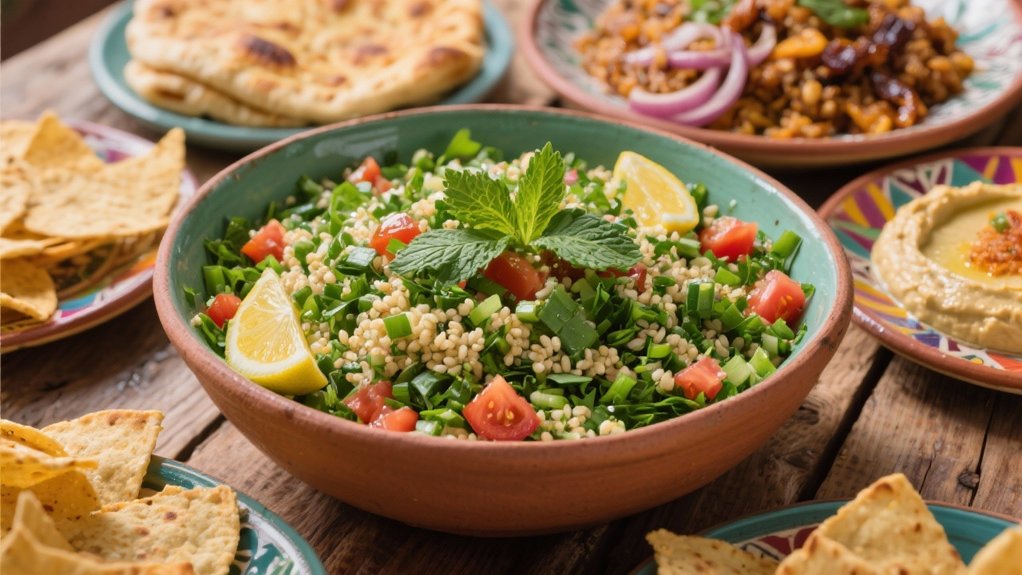 fresh herb mediterranean salad