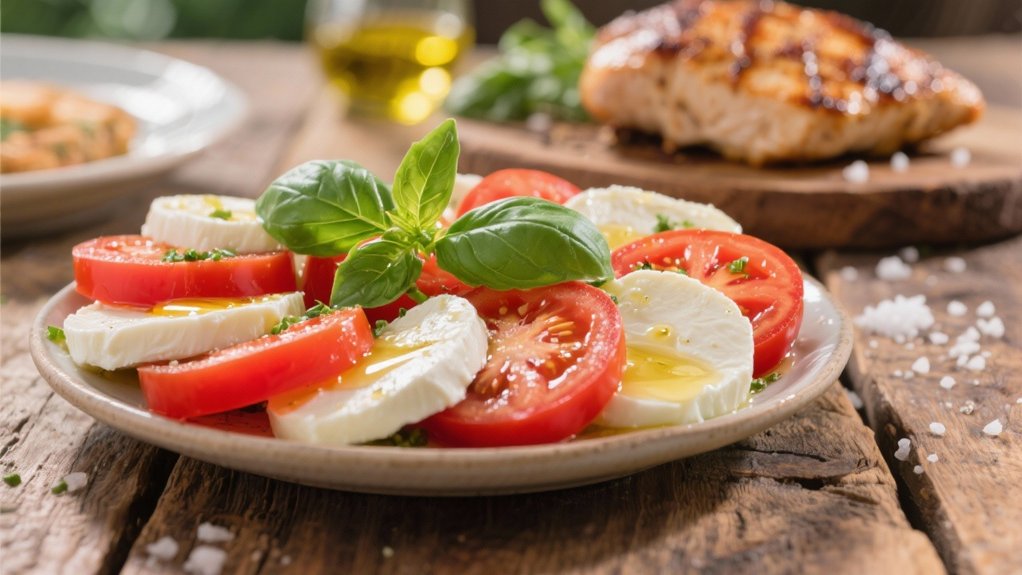 fresh italian caprese salad