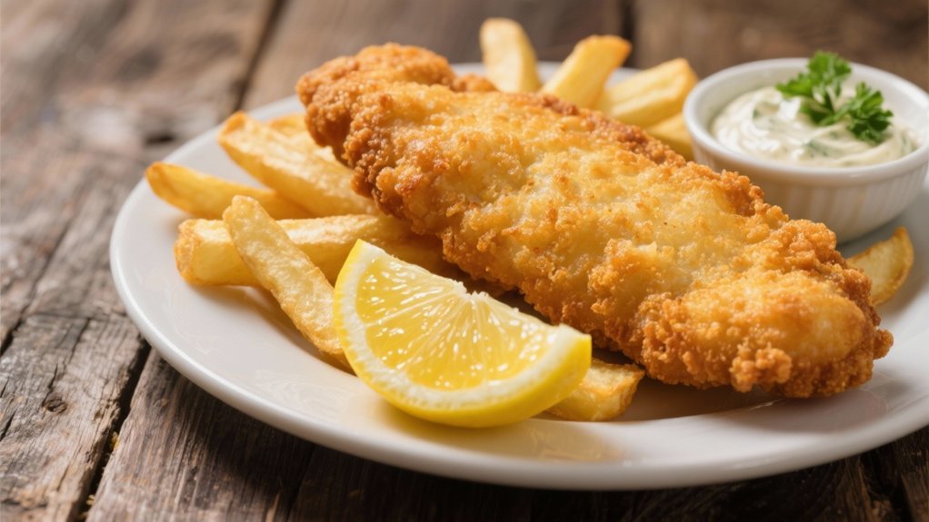 fresh lemon wedges enhance