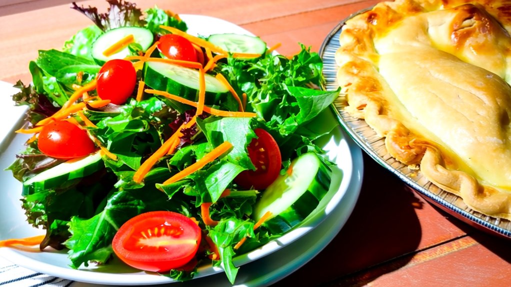 fresh light garden salad