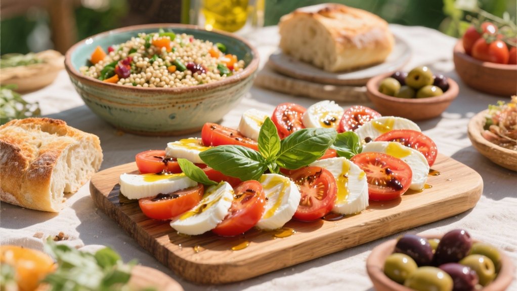 fresh mozzarella ripe tomatoes