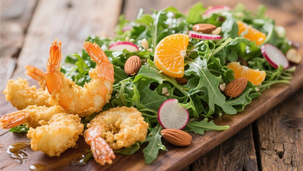 fresh salad with citrus
