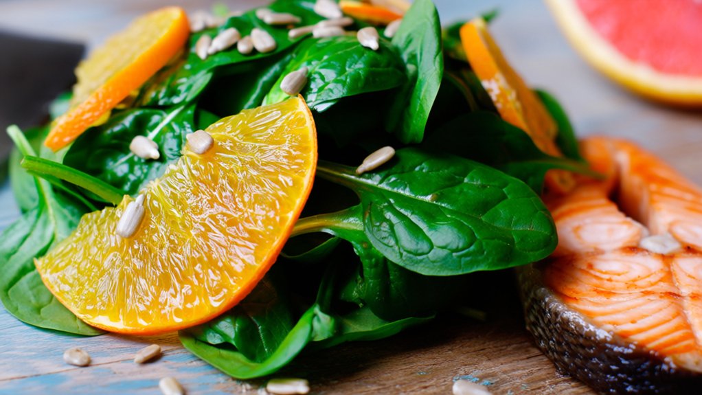 fresh salad with vinaigrette