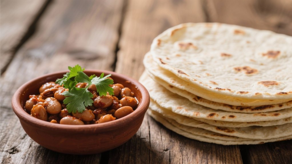 fresh soft flour tortillas