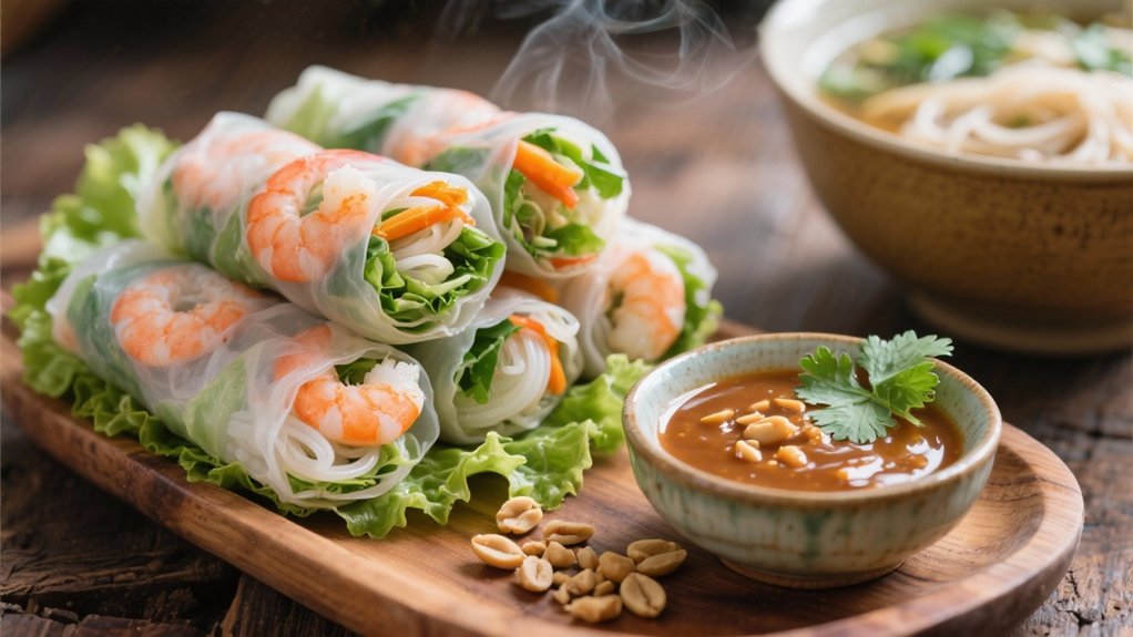 fresh spring rolls delightfully refreshing