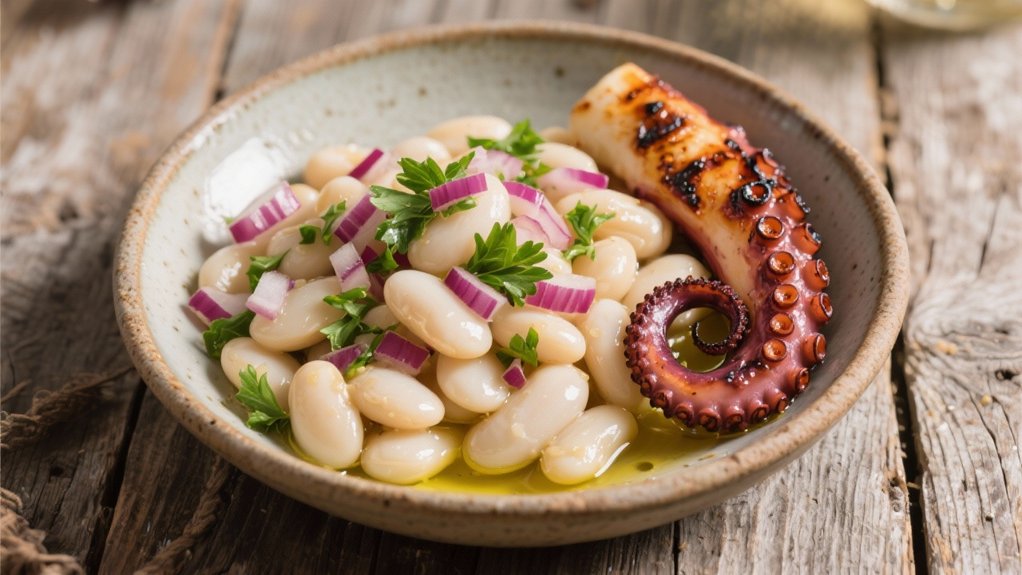 fresh tangy bean salad