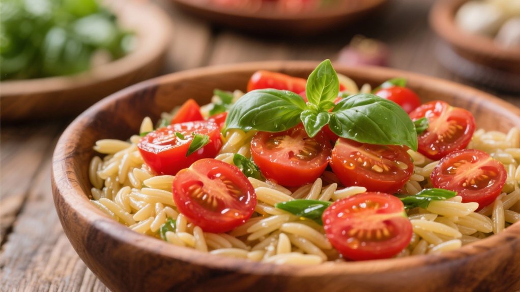 fresh tomatoes fragrant basil
