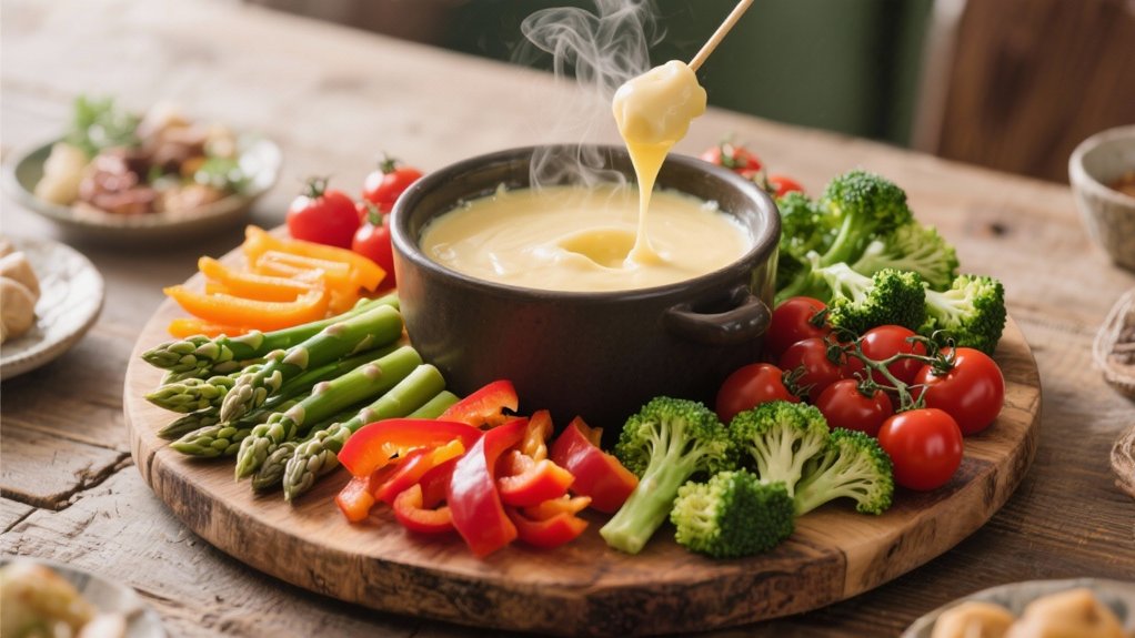 fresh vegetable dipping options