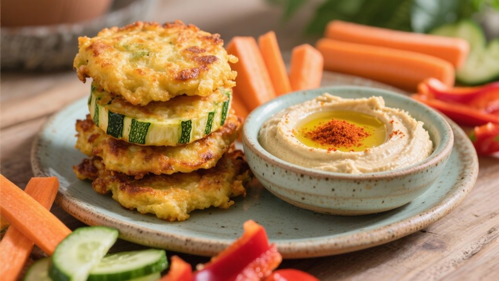 fresh veggies with hummus