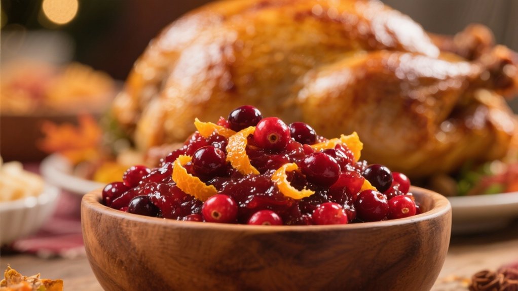 fresh vibrant cranberry relish