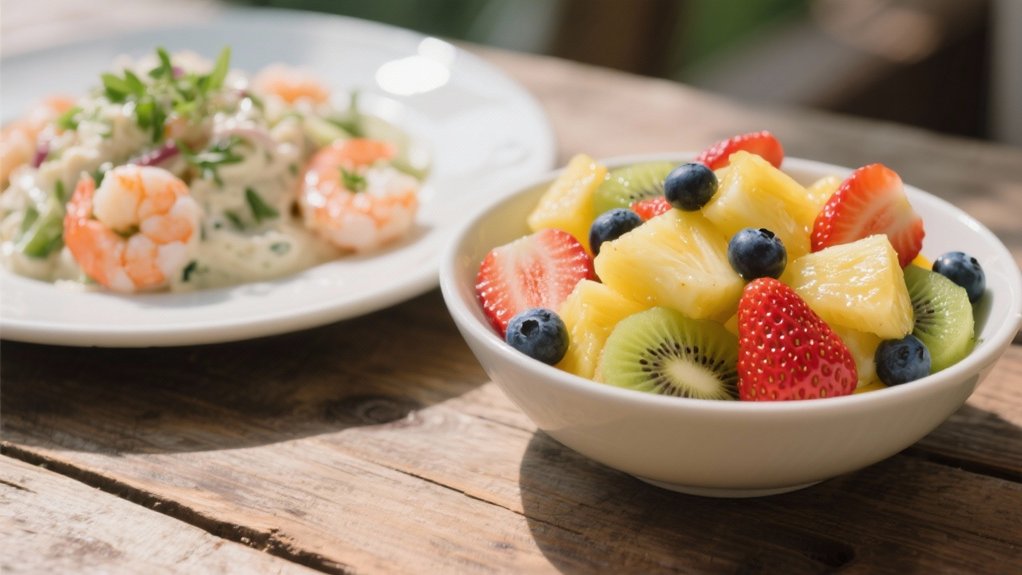 fresh vibrant fruit salad