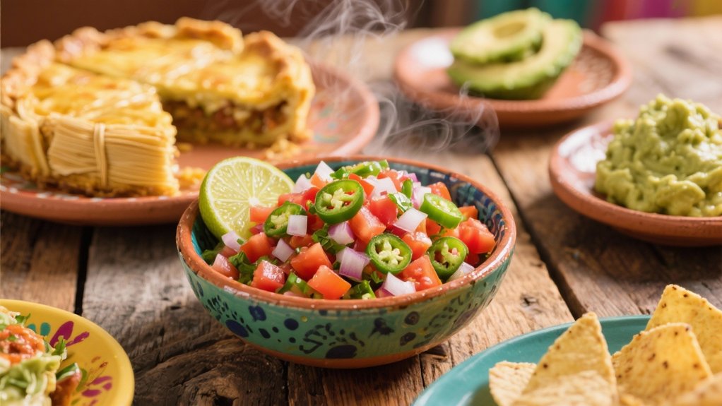 fresh vibrant mexican salsa