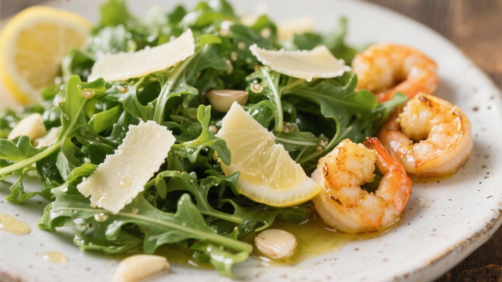 fresh vibrant peppery salad
