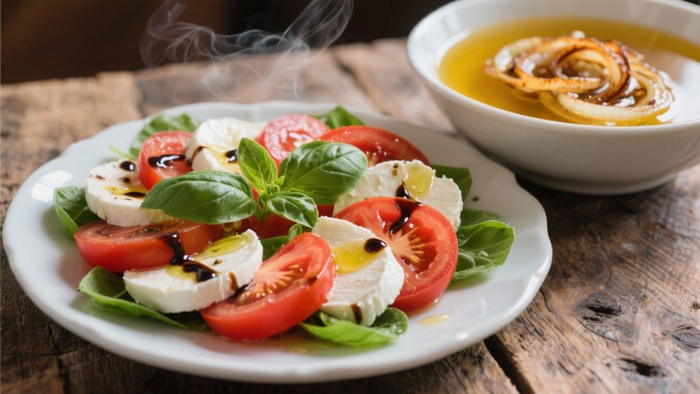 fresh vibrant salad contrast