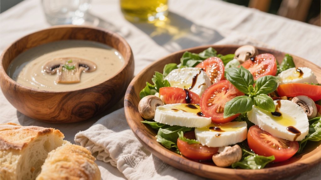 fresh vibrant salad pairing