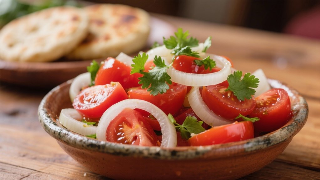 fresh vibrant tomato salad