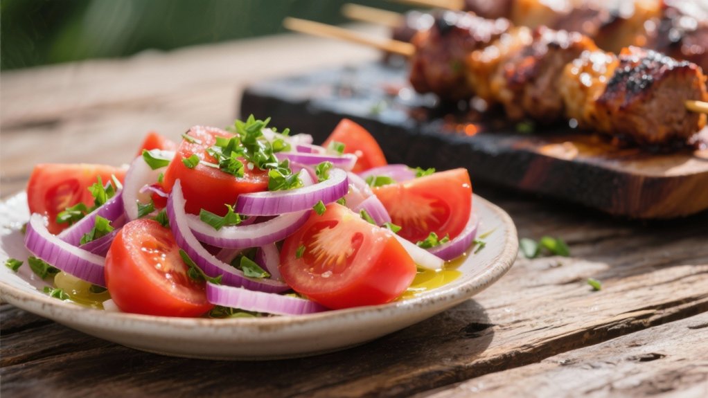 fresh vibrant tomato salad