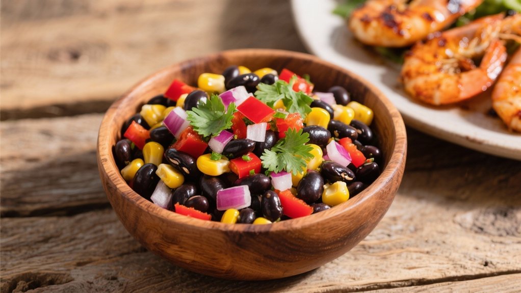 fresh zesty black bean salsa