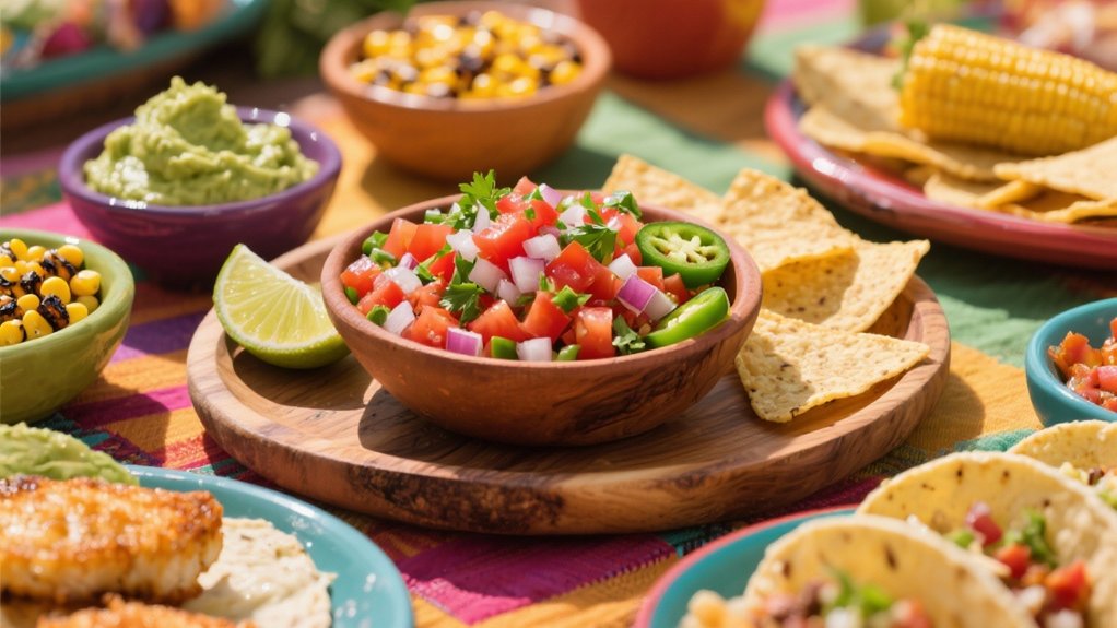 fresh zesty flavorful salsa