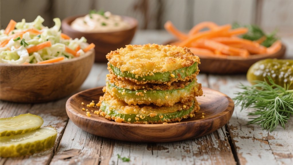 fried green tomatoes delightfully crispy