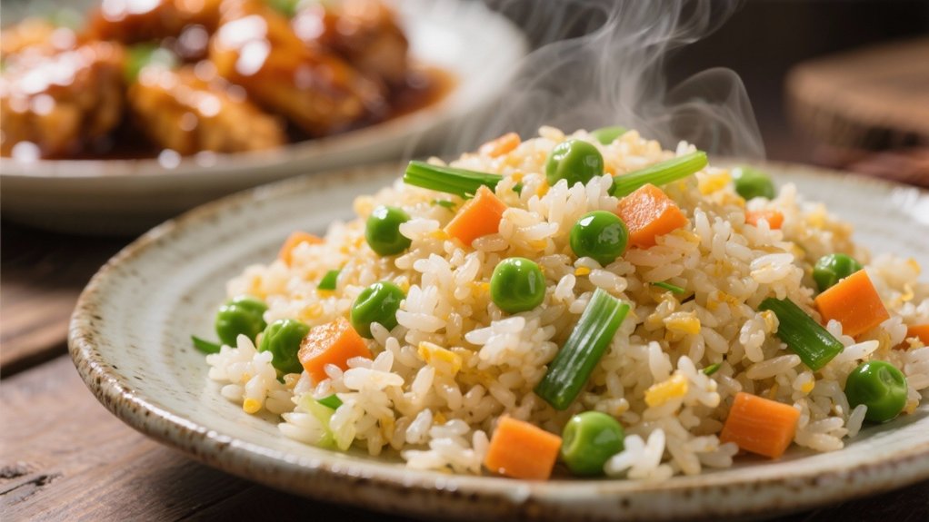 fried rice enhances chicken