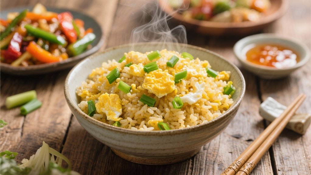 fried rice with eggs