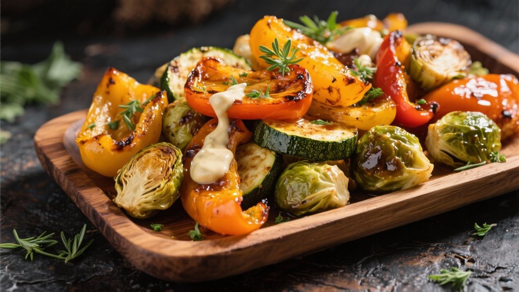 garlic aioli roasted vegetables recipe