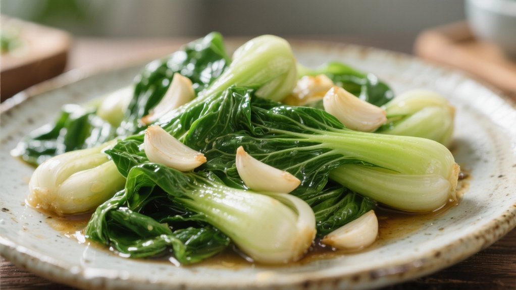 garlic bok choy simplicity shines