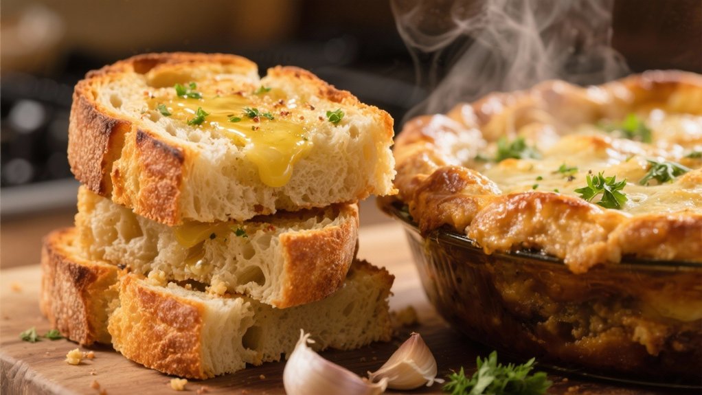 garlic bread complements shepherd s pie
