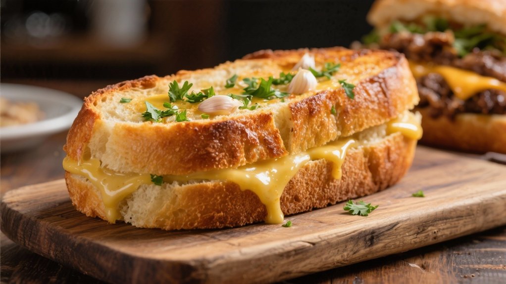 garlic bread complements soups