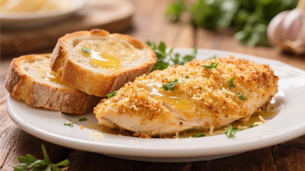 garlic bread enhances comfort food