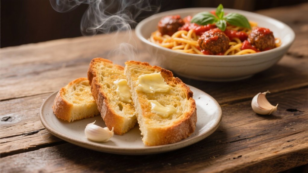 garlic bread enhances meals