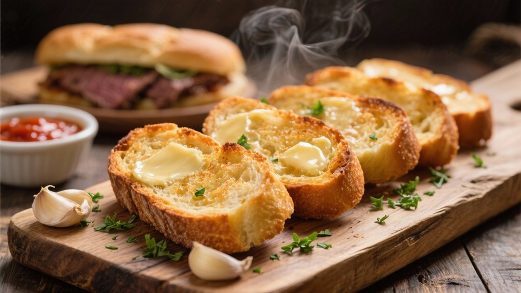 garlic bread enhances meals