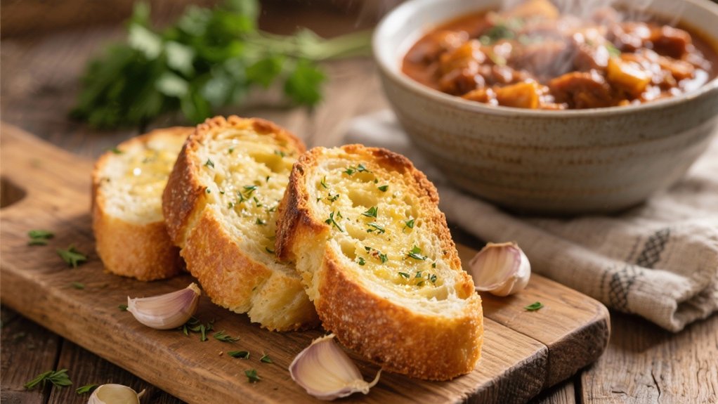 garlic bread enhances meals