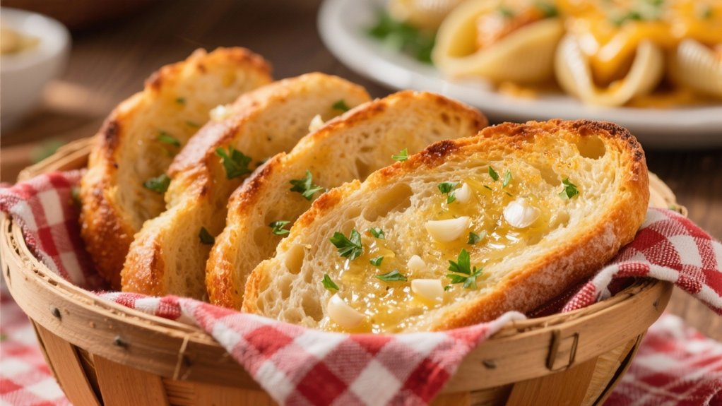 garlic bread enhances meals