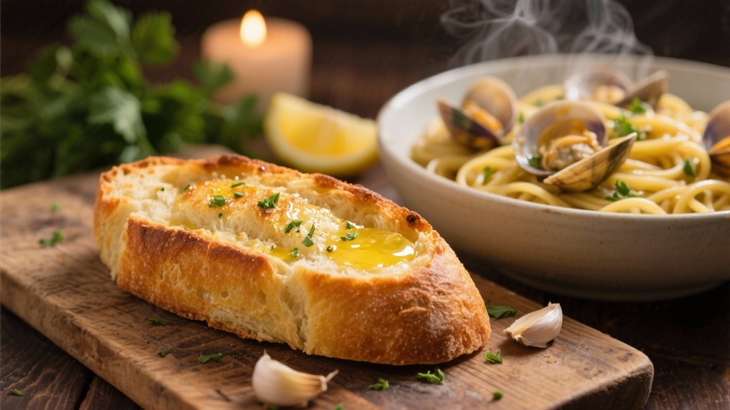 garlic bread enhances meals