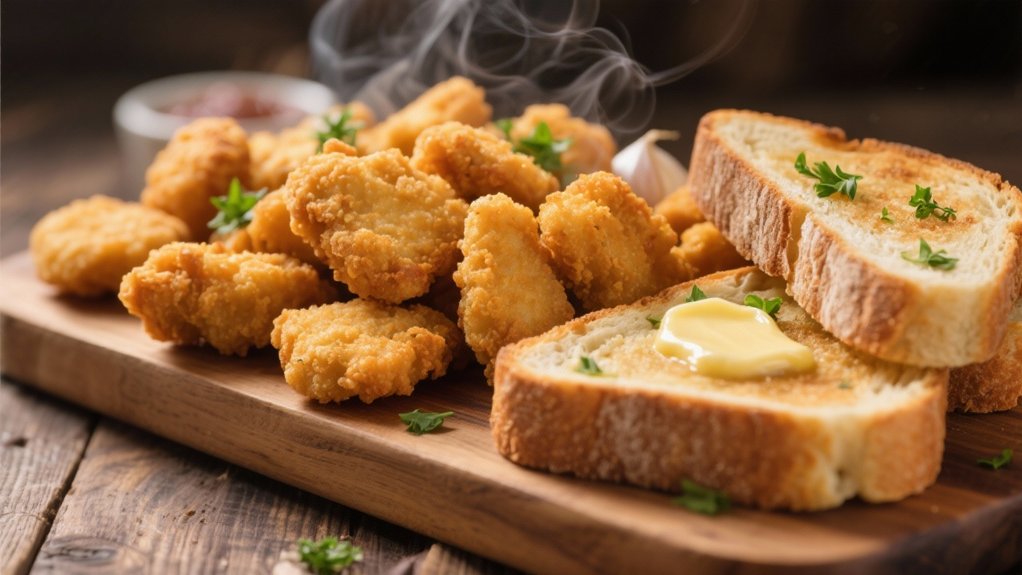garlic bread enhances meals