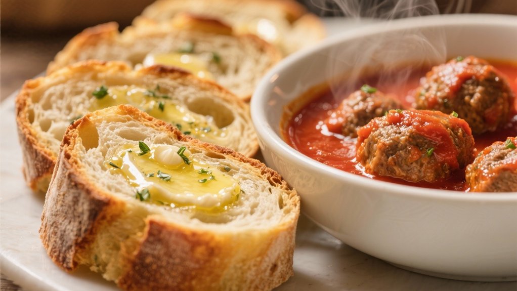 garlic bread for sauce