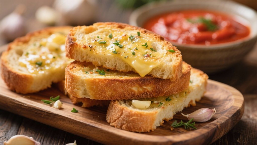 garlic bread pairs perfectly