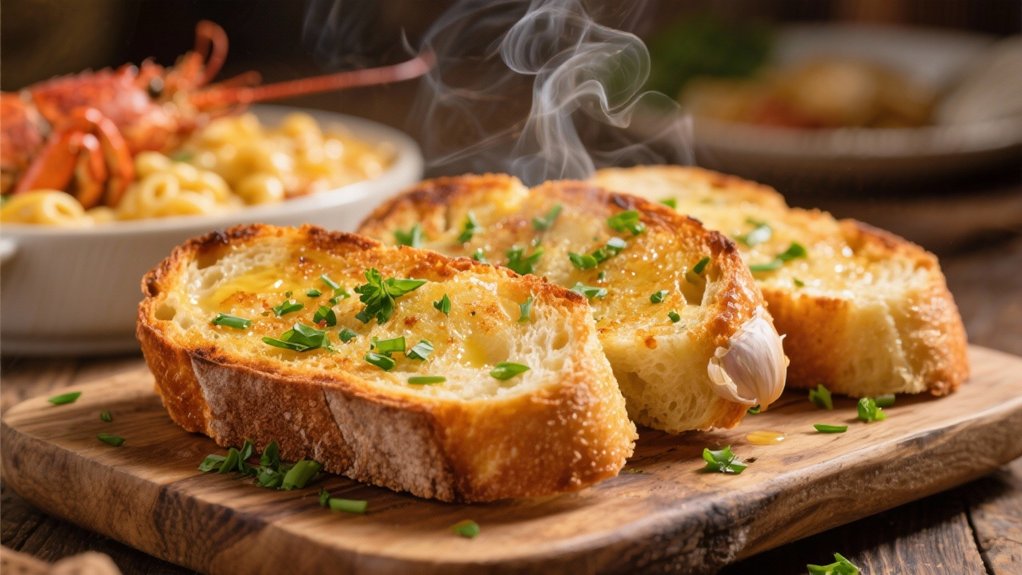 garlic bread with herbs