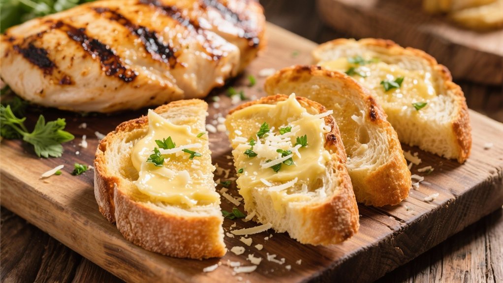 garlic bread with parmesan