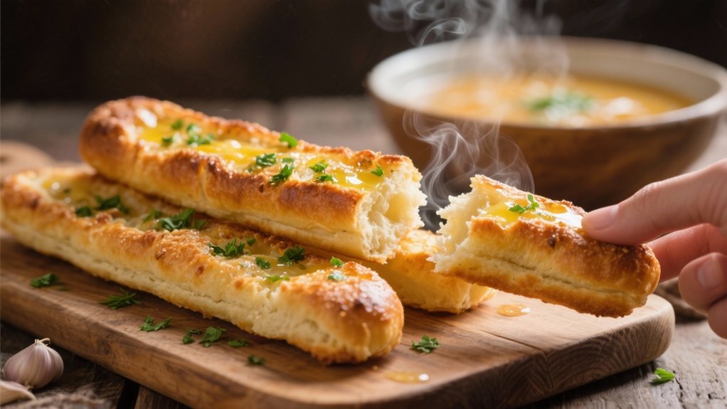 garlic breadsticks enhance meals