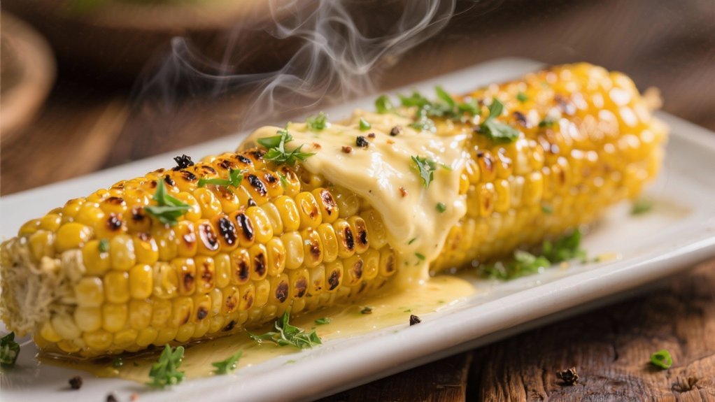 garlic butter corn perfection