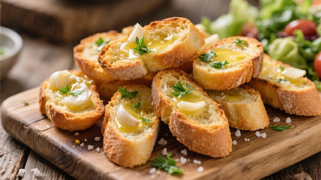garlic butter crostini recipe