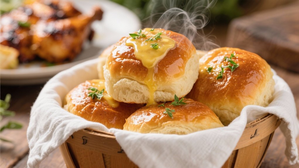 garlic butter dinner rolls
