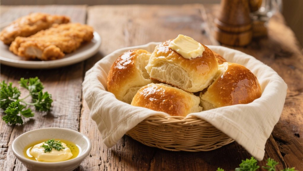 garlic butter dinner rolls